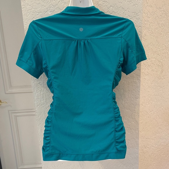 Athleta Turquoise Short Sleeve Tee - Picture 3 of 7